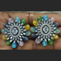 Jain Jewellers Ad Stone Stud Earrings  - 11061795