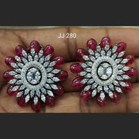 Jain Jewellers Ad Stone Stud Earrings  - 11061795