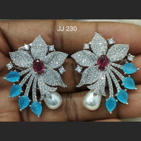 Jain Jewellers Ad Stone Stud Earrings  - 11061796