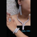 Jain Jewellers American Diamond Jewellery Combo Set