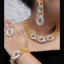 Jain Jewellers American Diamond Jewellery Combo Set