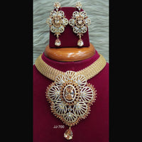 Jain Jewellers American Diamond Jewellery Necklace Set