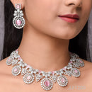 Jain Jewellers American Diamond Jewellery Necklace Set