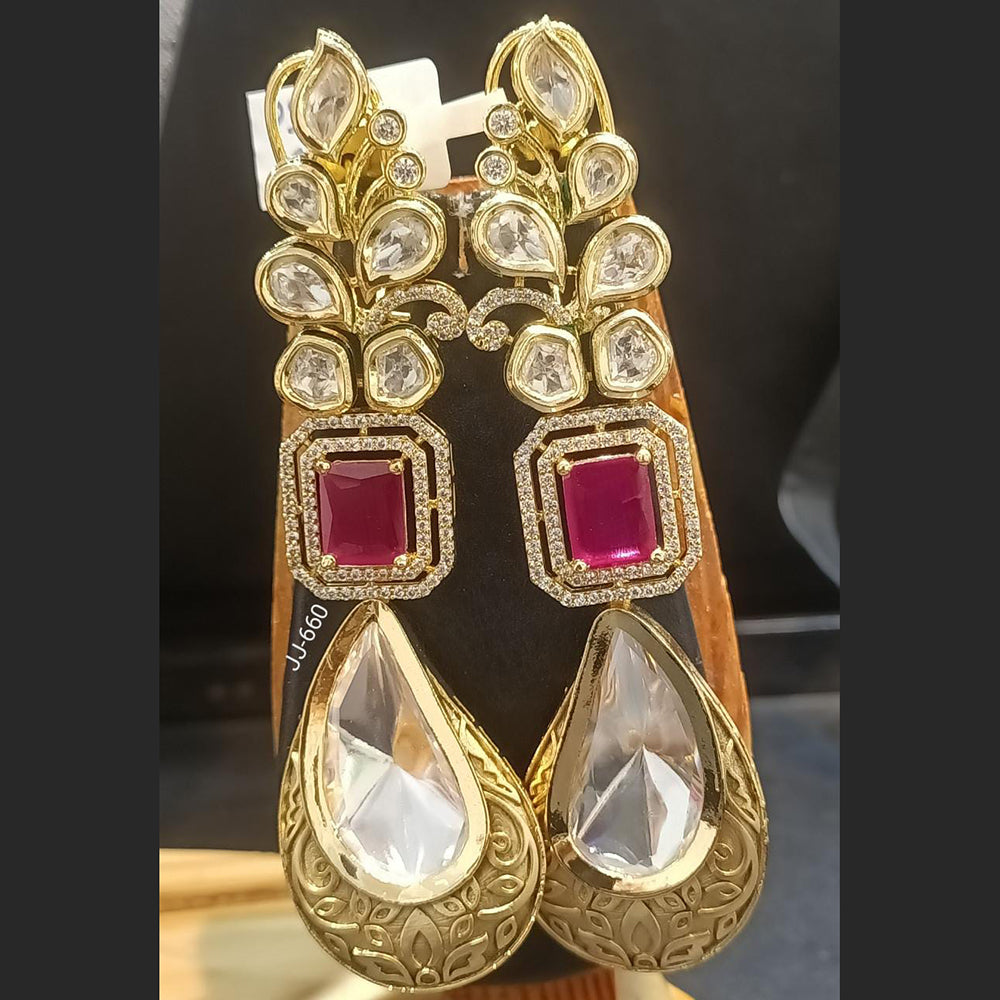 Jain Jewellers Ad Stone Dangler Earrings