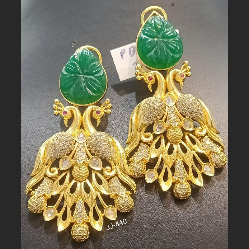 Jain Jewellers Ad Stone Dangler Earrings