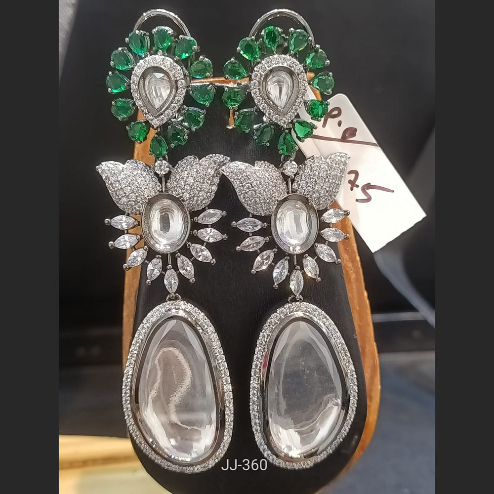 Jain Jewellers Ad Stone Dangler Earrings