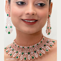 Jain Jewellers American Diamond Jewellery Necklace Set