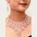 Jain Jewellers American Diamond Jewellery Necklace Set - 11061899