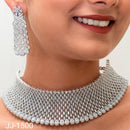 Jain Jewellers American Diamond Jewellery Necklace Set - 11061908