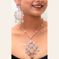 Jain Jewellers American Diamond Jewellery Necklace Set - 11061912