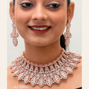 Jain Jewellers American Diamond Jewellery Necklace Set - 11061914