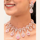 Jain Jewellers American Diamond Jewellery Necklace Set - 11061916