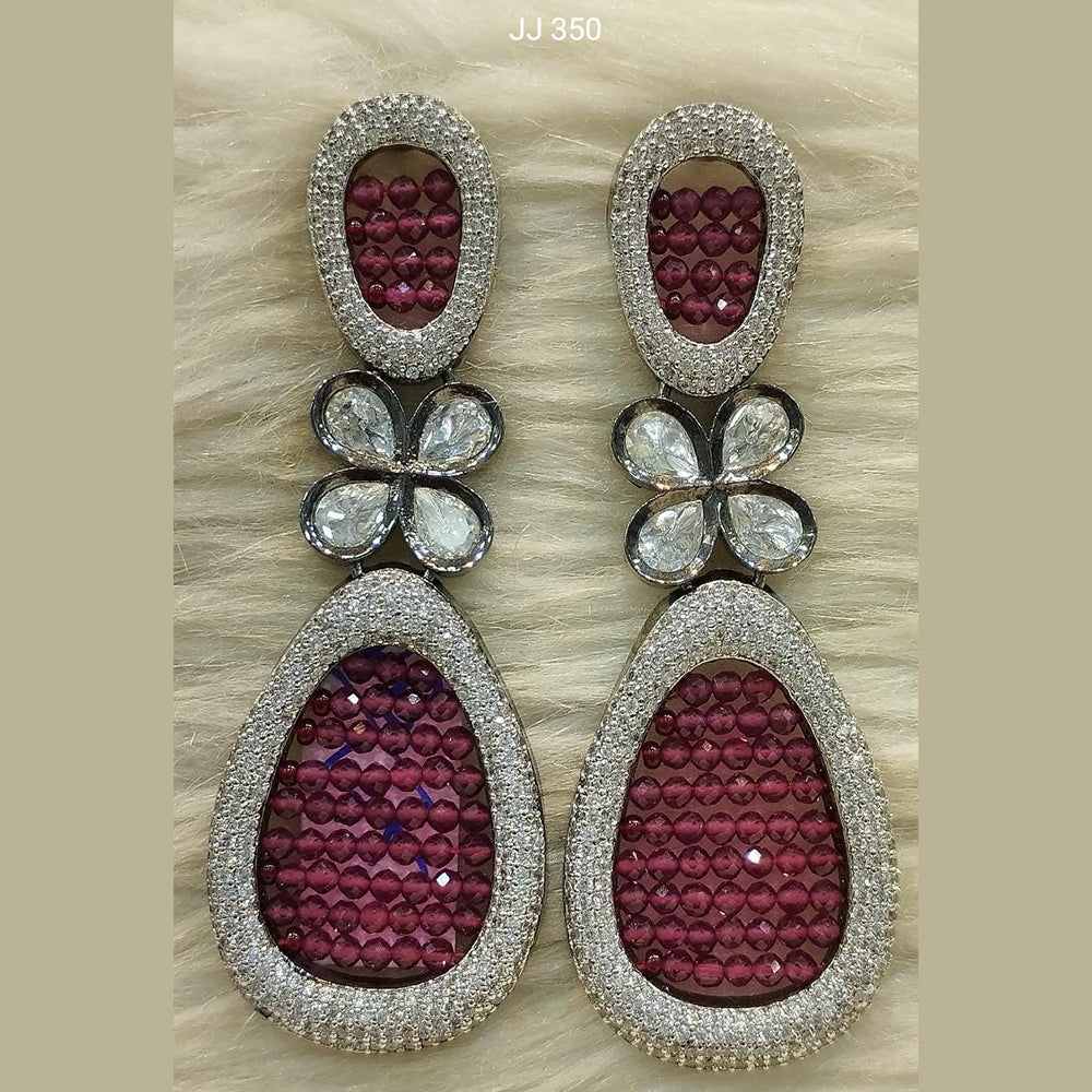 Jain Jewellers Ad Stone Dangler Earrings