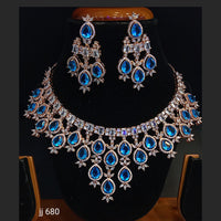 Jain Jewellers American Diamond Jewellery Necklace Set