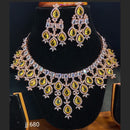 Jain Jewellers American Diamond Jewellery Necklace Set