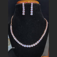 Jain Jewellers American Diamond Jewellery Necklace Set