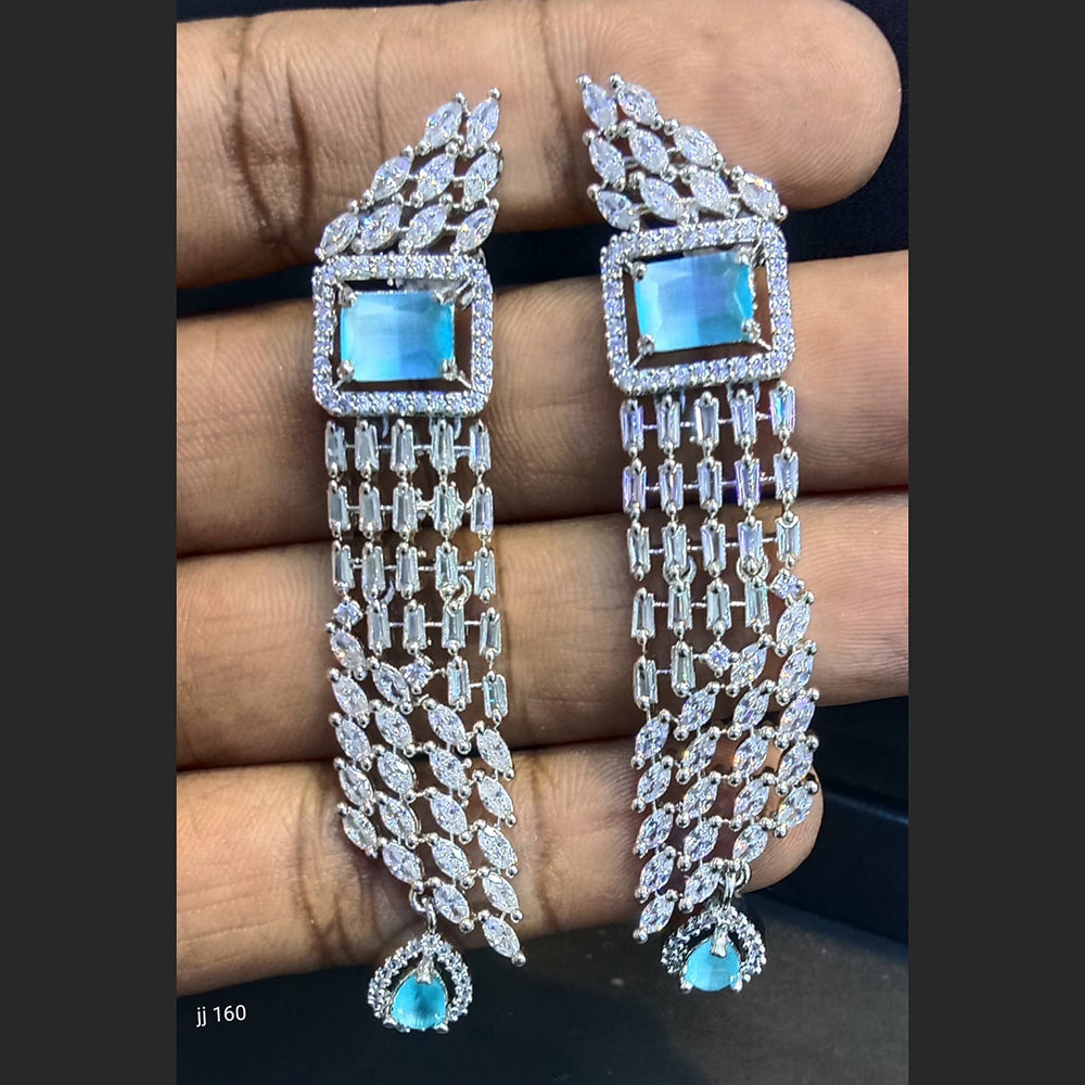 Jain Jewellers Ad Stone Dangler Earrings