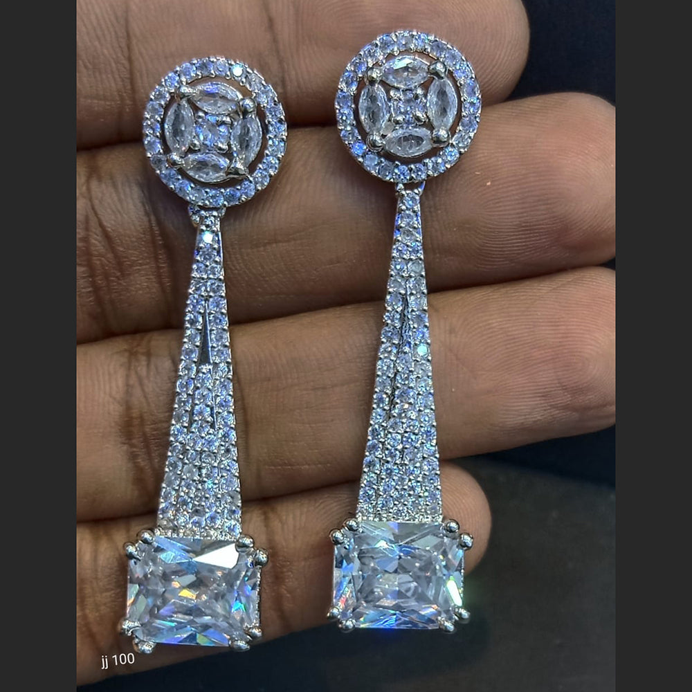 Jain Jewellers Ad Stone Dangler Earrings