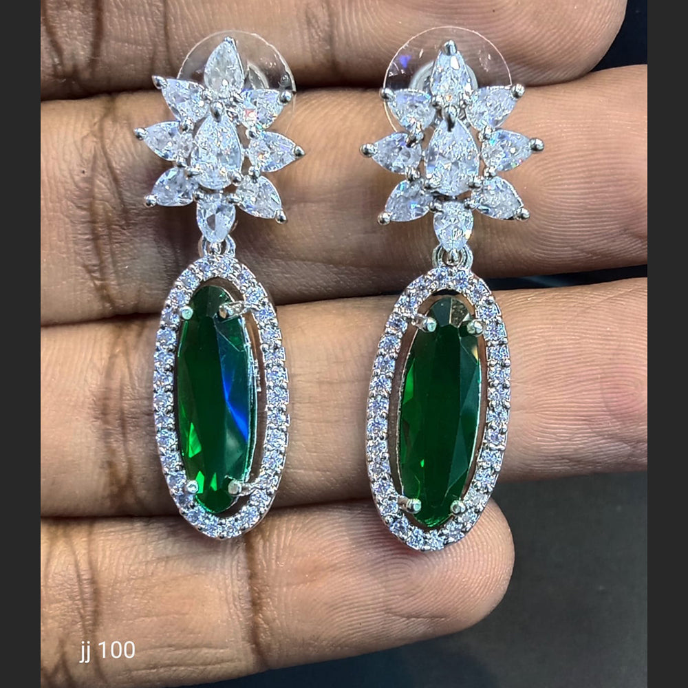 Jain Jewellers Ad Stone Dangler Earrings