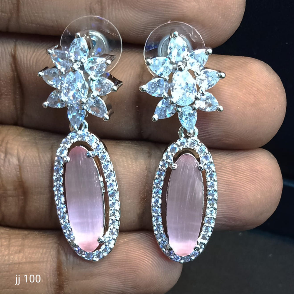 Jain Jewellers Ad Stone Dangler Earrings