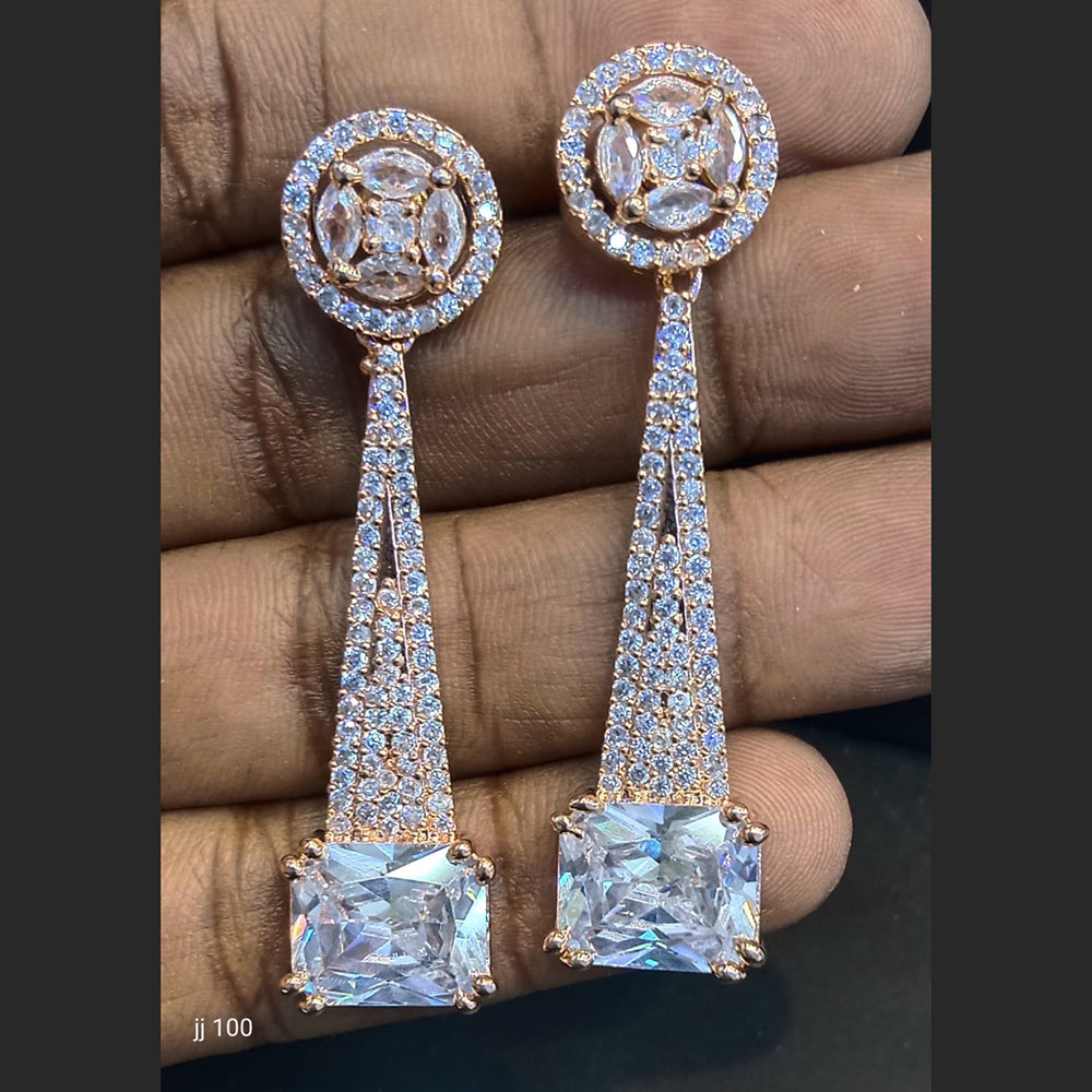 Jain Jewellers Ad Stone Dangler Earrings