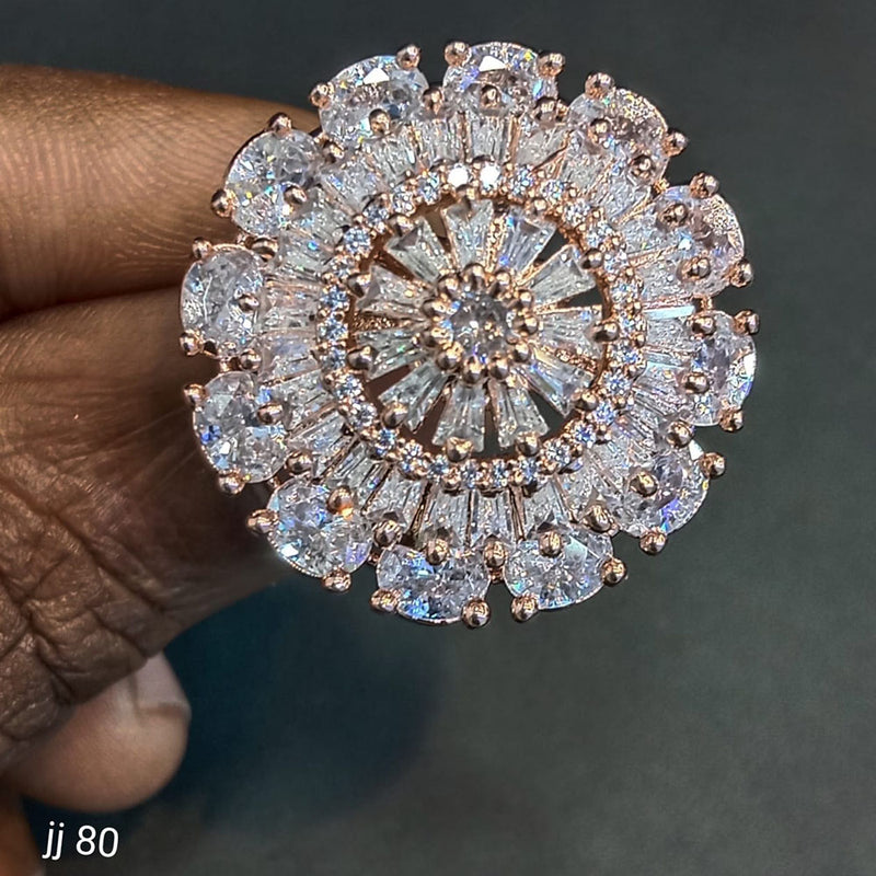 Jain Jewellers Ad Stone Adjustable Ring