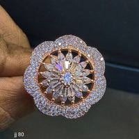 Jain Jewellers Ad Stone Adjustable Ring