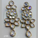 Jain Jewellers Gold Plated Kundan Stone Dangler Earrings