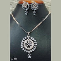 Jain Jewellers Ad Stone Pendant Set - 11062151