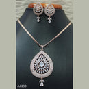 Jain Jewellers Ad Stone Pendant Set - 11062170