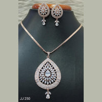 Jain Jewellers Ad Stone Pendant Set - 11062170