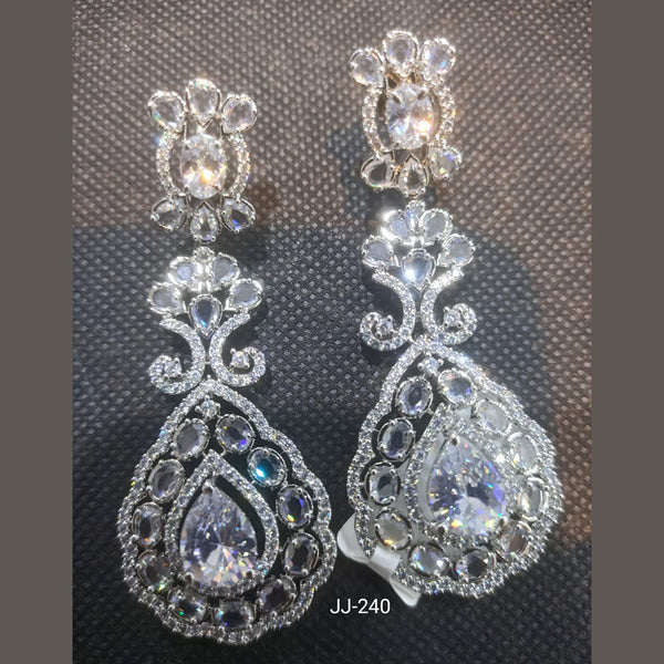 Jain Jewellers Ad Stone Dangler Earrings - 11062206