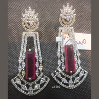 Jain Jewellers Ad Stone Dangler Earrings - 11062210