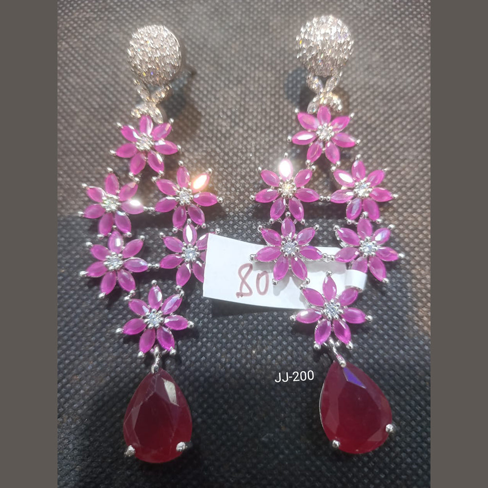 Jain Jewellers Ad Stone Dangler Earrings - 11062212
