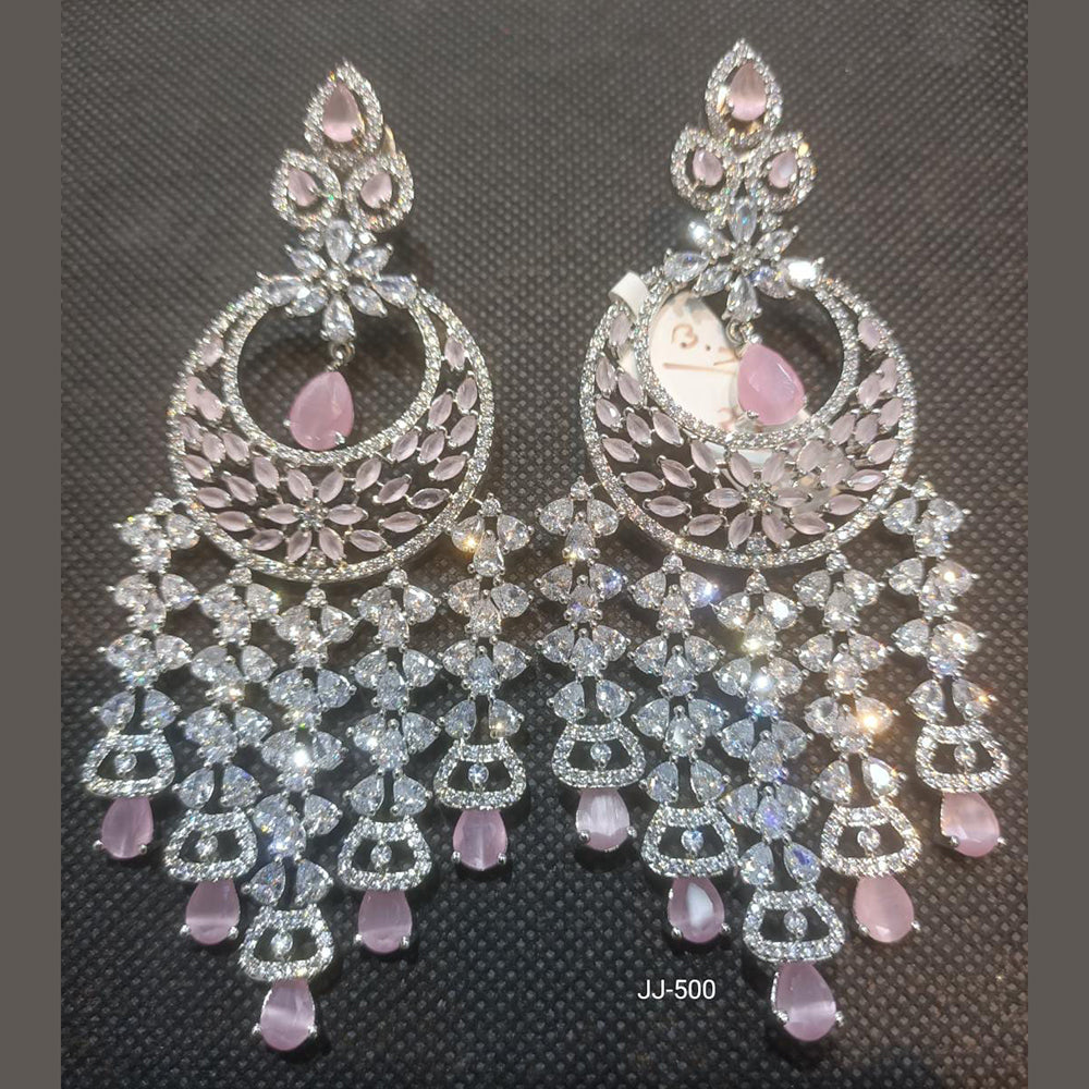 Jain Jewellers Ad Stone Dangler Earrings - 11062214