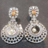 Jain Jewellers Ad Stone Dangler Earrings - 11062215