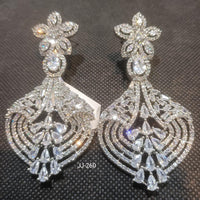 Jain Jewellers Ad Stone Dangler Earrings - 11062216