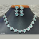 Jain Jewellers American Diamond Necklace Set