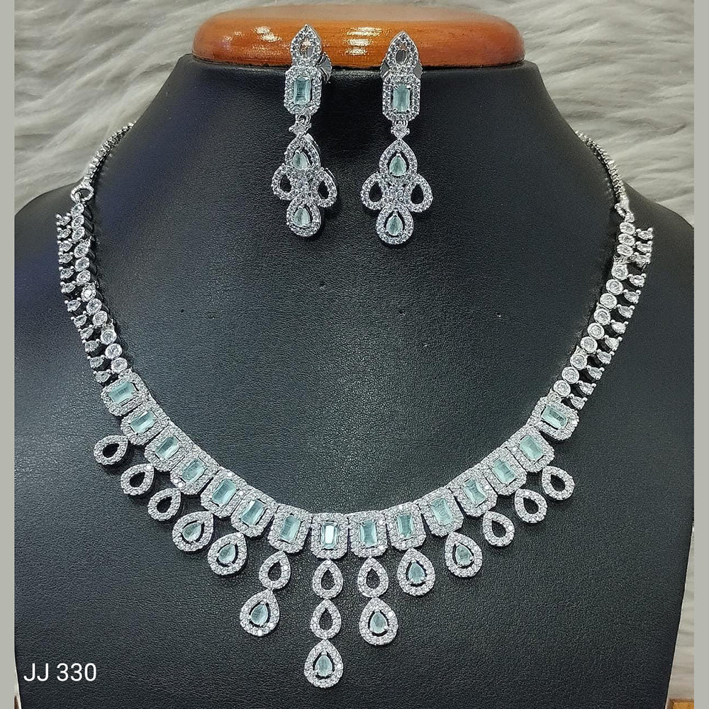 Jain Jewellers American Diamond Necklace Set