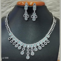 Jain Jewellers American Diamond Necklace Set