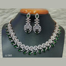 Jain Jewellers American Diamond Necklace Set