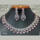 Jain Jewellers American Diamond Necklace Set