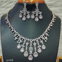 Jain Jewellers American Diamond Necklace Set