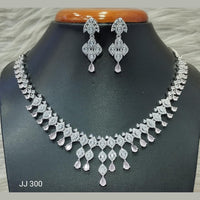 Jain Jewellers American Diamond Necklace Set
