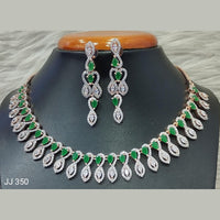 Jain Jewellers American Diamond Necklace Set