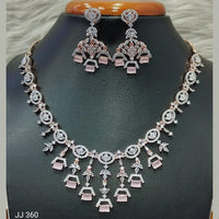 Jain Jewellers American Diamond Necklace Set