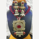 Jain Jewellers Gold Plated American Diamond Necklace Set