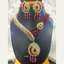 Jain Jewellers Gold Plated American Diamond Necklace Set