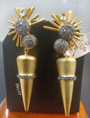 Jain Jewellers Ad Stone Dangler Earrings - 11062269