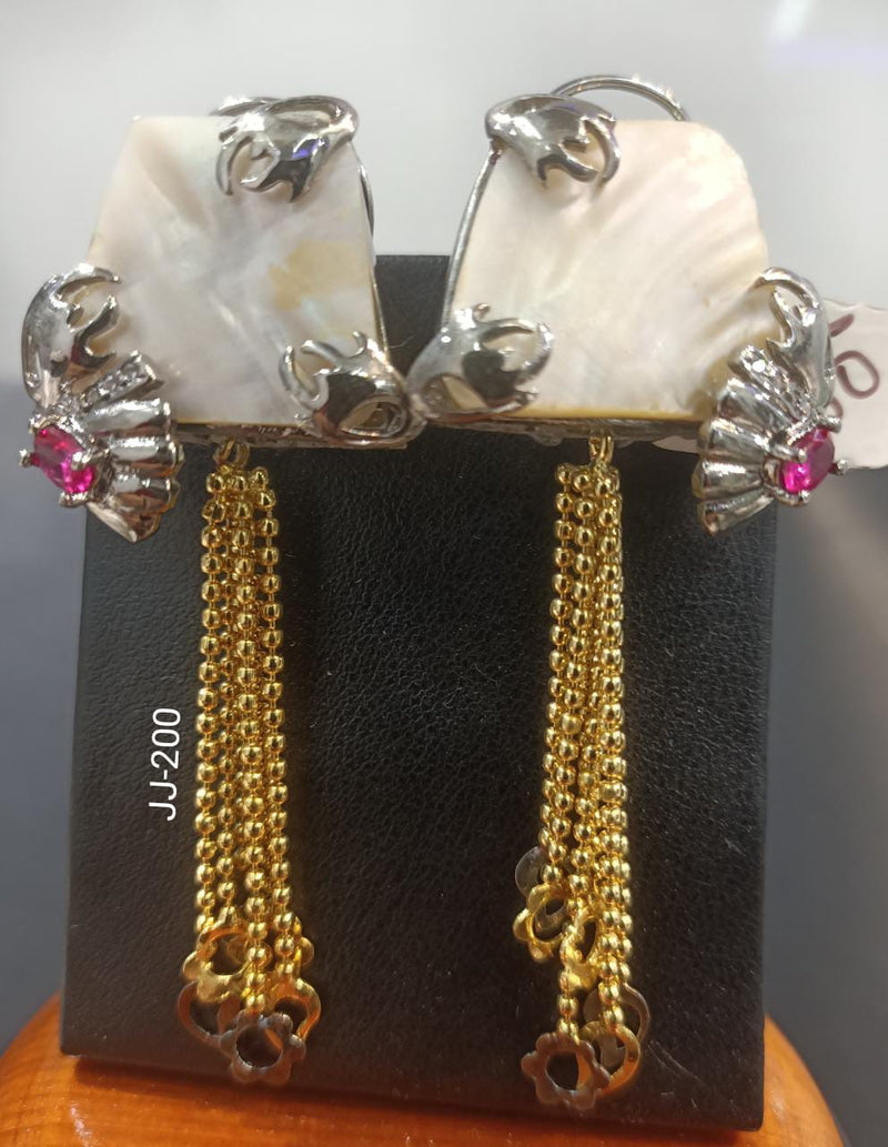 Jain Jewellers Ad Stone Dangler Earrings - 11062271